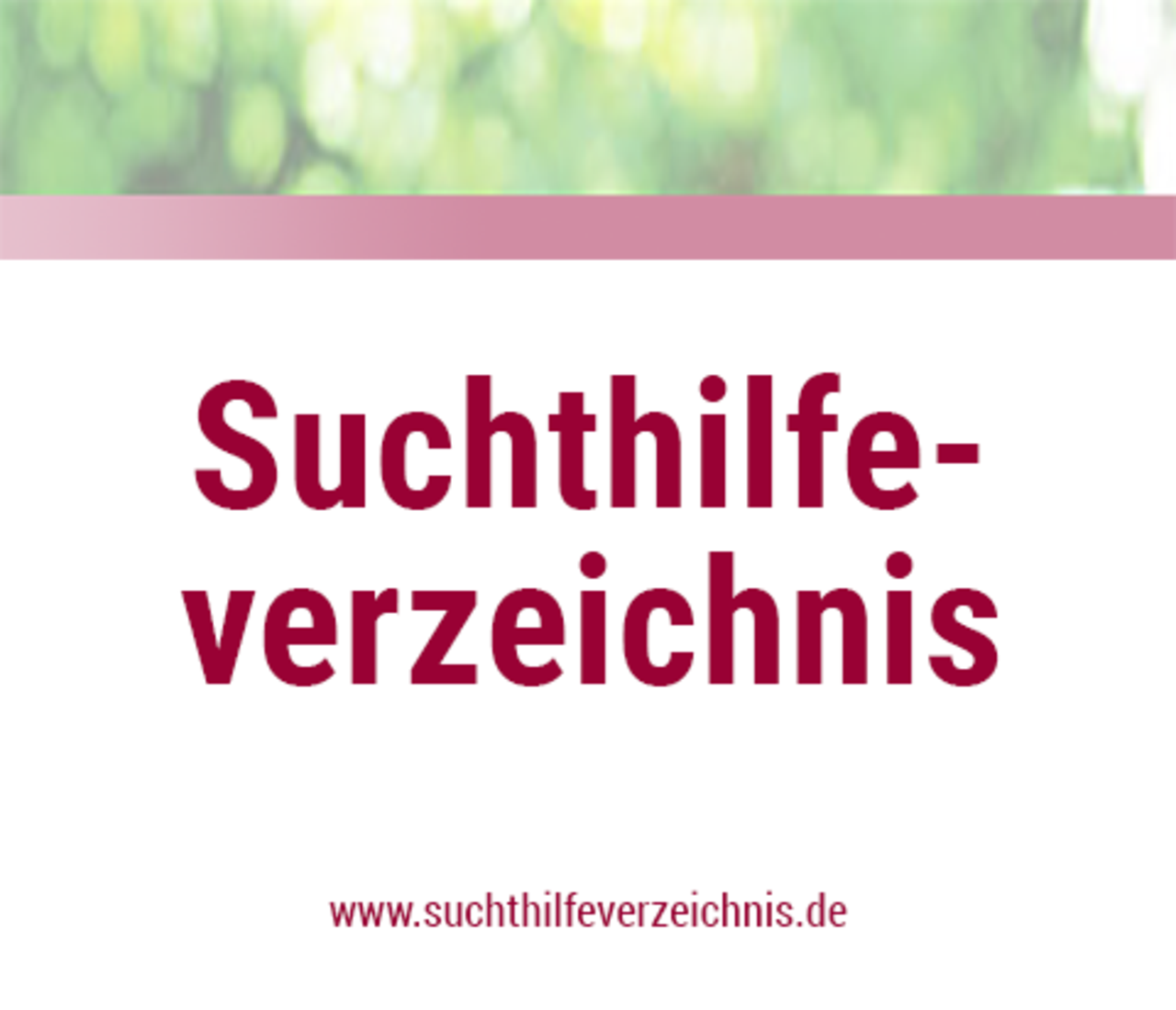 www.suchthilfeverzeichnis.de Logo www.suchthilfeverzeichnis.de